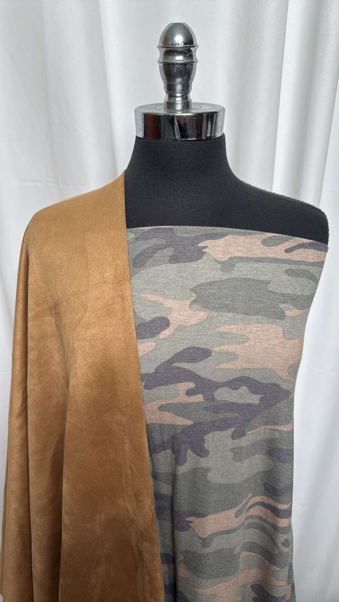 CAMEL/CAMO BUNDLE : 2YD Camo PRS Jersey & 2YD Camel Suede Scuba : A26211