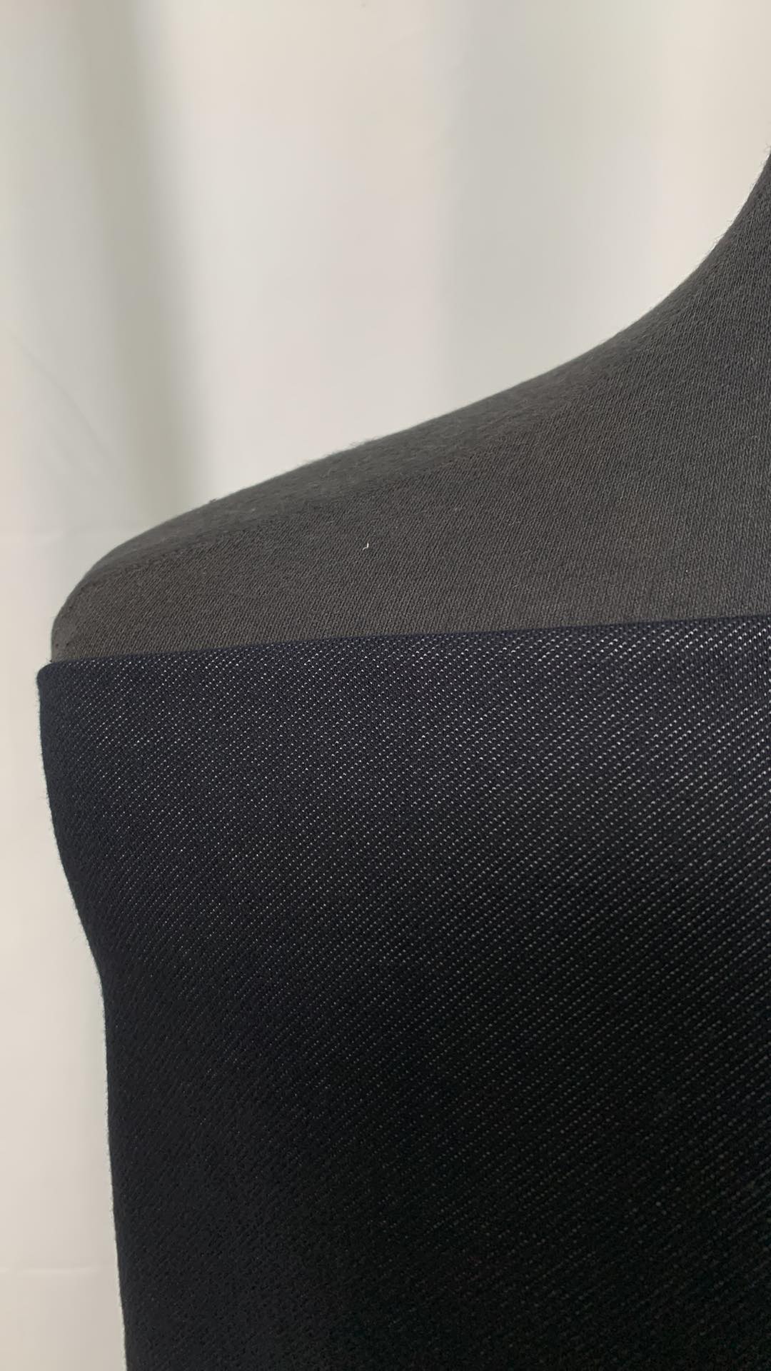 Black - Cotton/Spandex KNIT DENIM - 1 Yard Cut