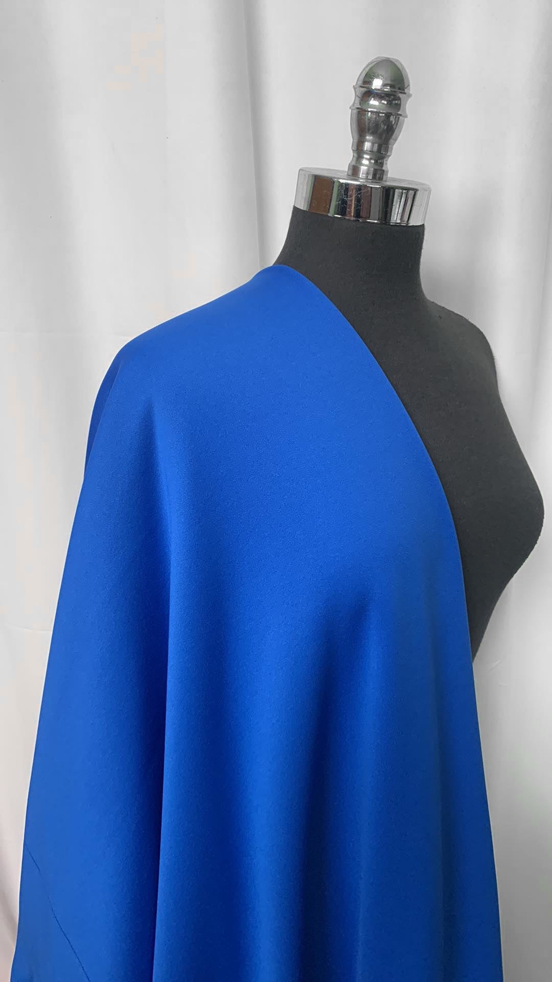 *Flawed* Royal Blue (67" Wide) - Poly/Spandex Sweatshirt Fleece - 3 Yard Cut