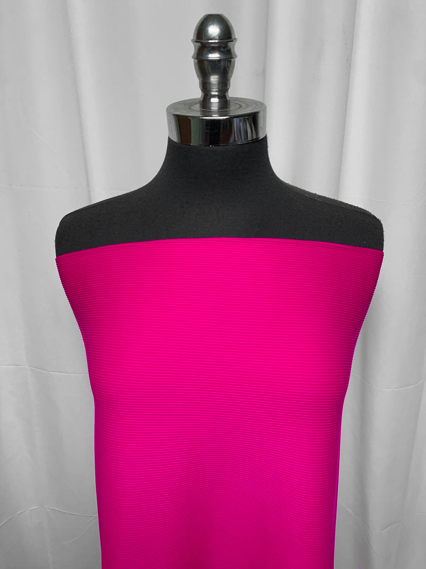 Magenta - Nylon/Spandex Rib (46" Wide) - 2 Yard Cut