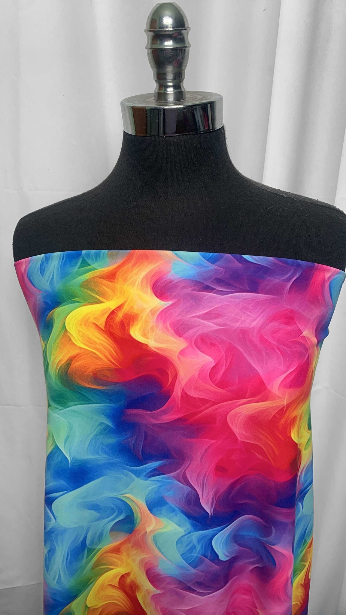 Rainbow Smoke - Glide Nylon/Spandex (300gsm) - 1 Yard Cut