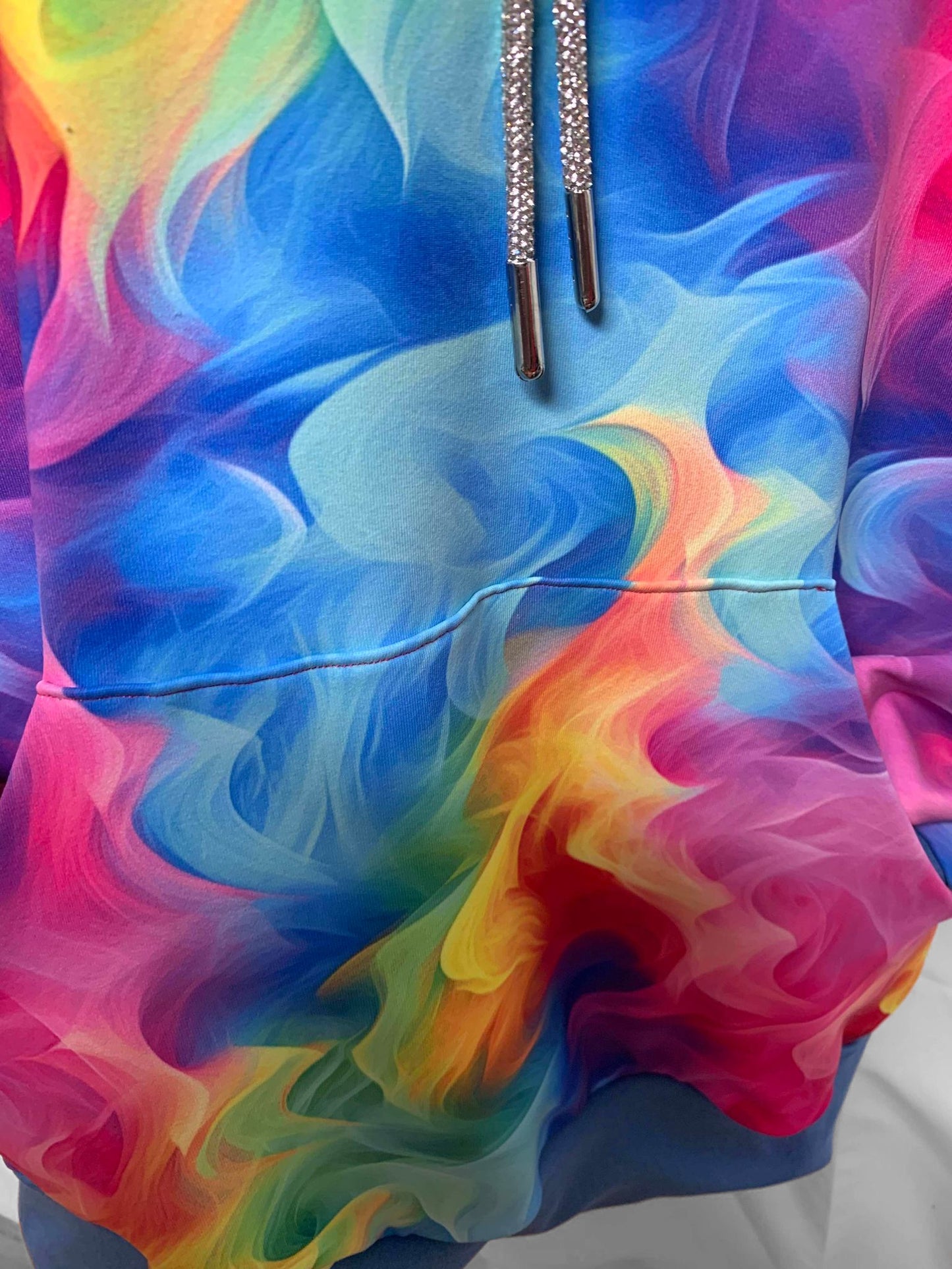 Rainbow Smoke - Glide Nylon/Spandex (300gsm) - 1 Yard Cut