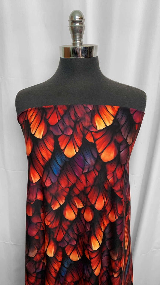 Butterfly Wings - Poly/Spandex Performance - 1 Yard Cut