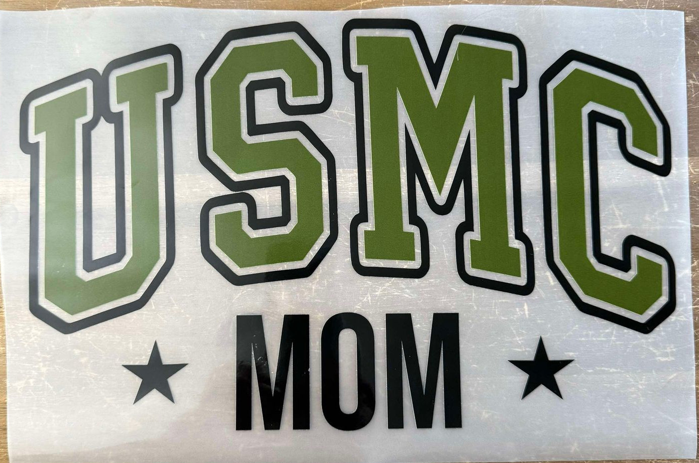 USMC - Iron On Decal - Sold Individually