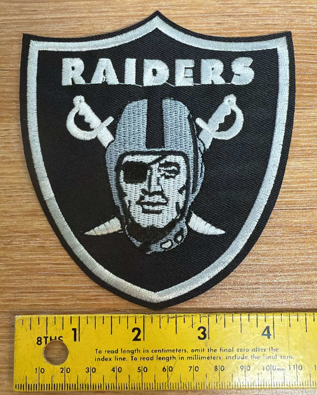 Raiders - IRON-ON Embroidered Patch - Sold Individually