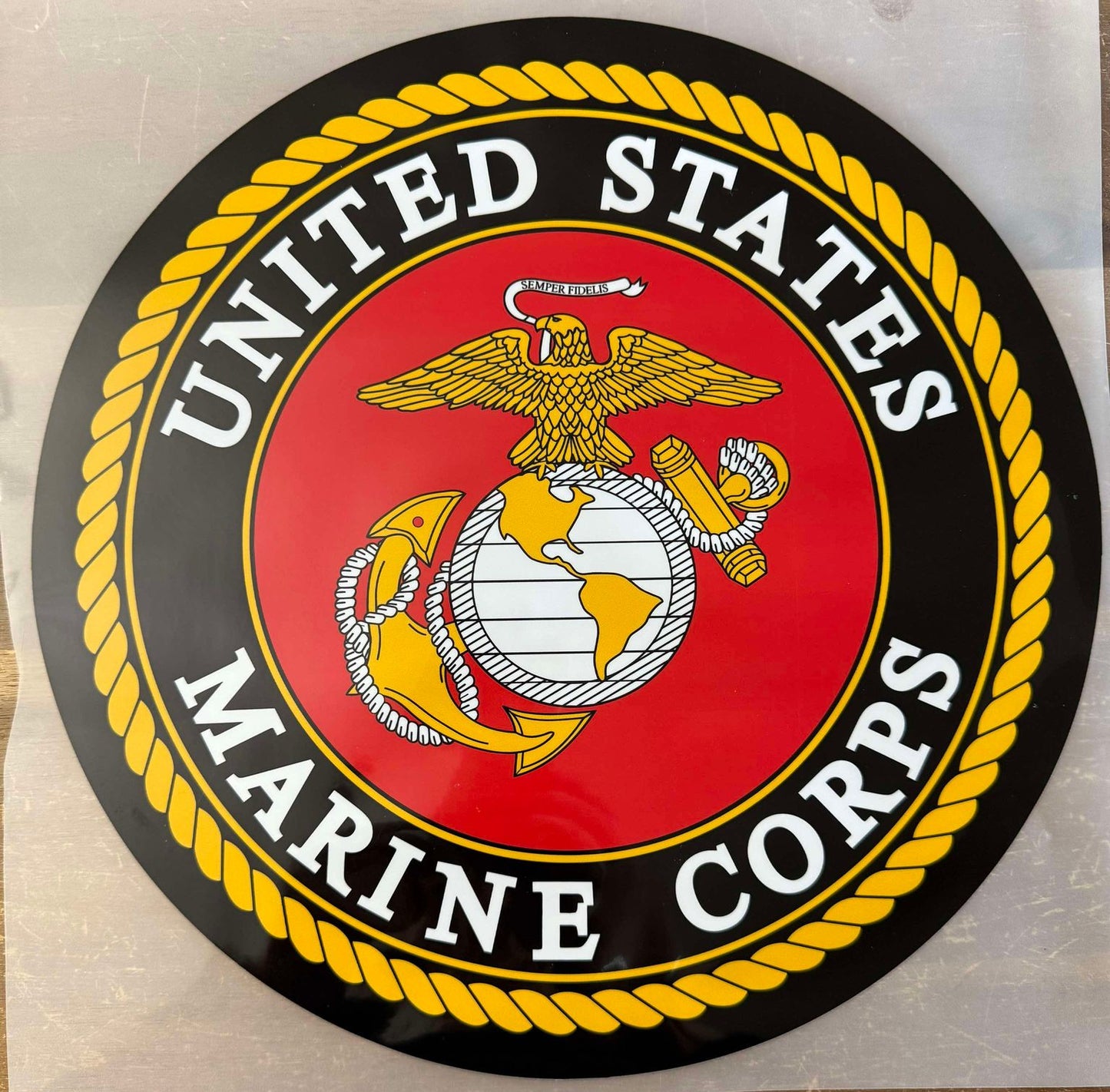 Marine Corps - Iron On Decal - Sold Individually