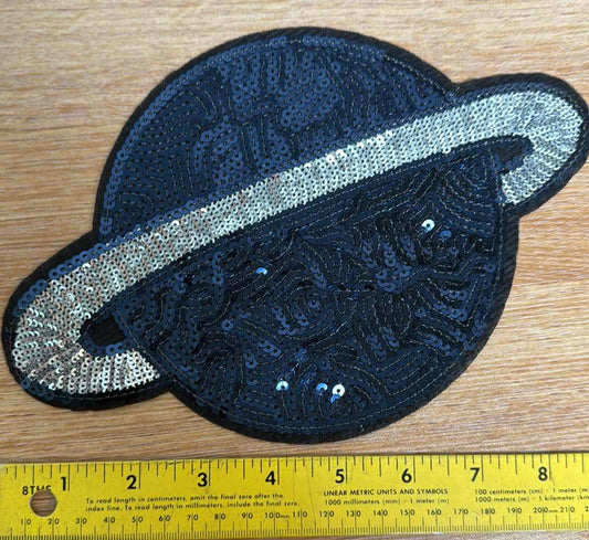 Planet - SEW-ON Sequin Patch - Sold Individually