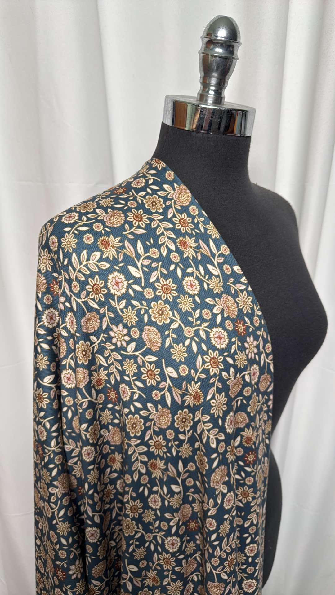 Elegant Floral - Oakley Sweater Knit - 3 Yard Cut