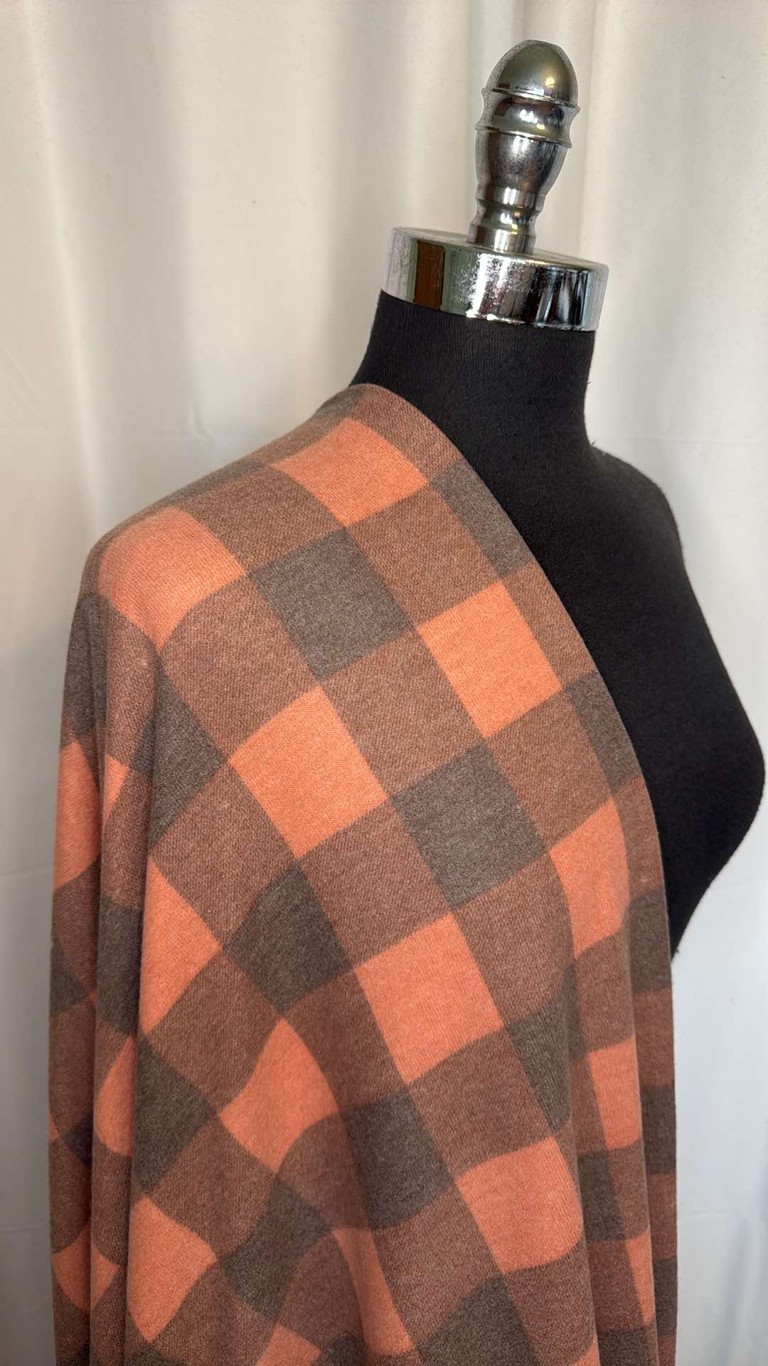 Plaid - Brushed Hacci Sweater Knit - 3 Yard Cut