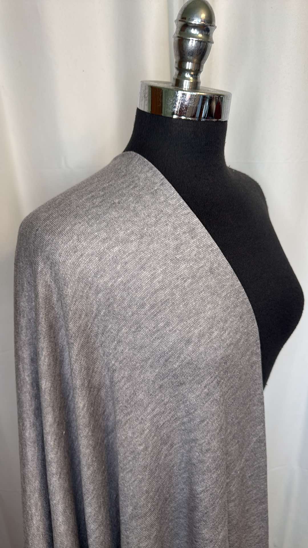 Silver 2-Tone -  Cashmere Hacci Sweater Knit - 2 Yard Cut