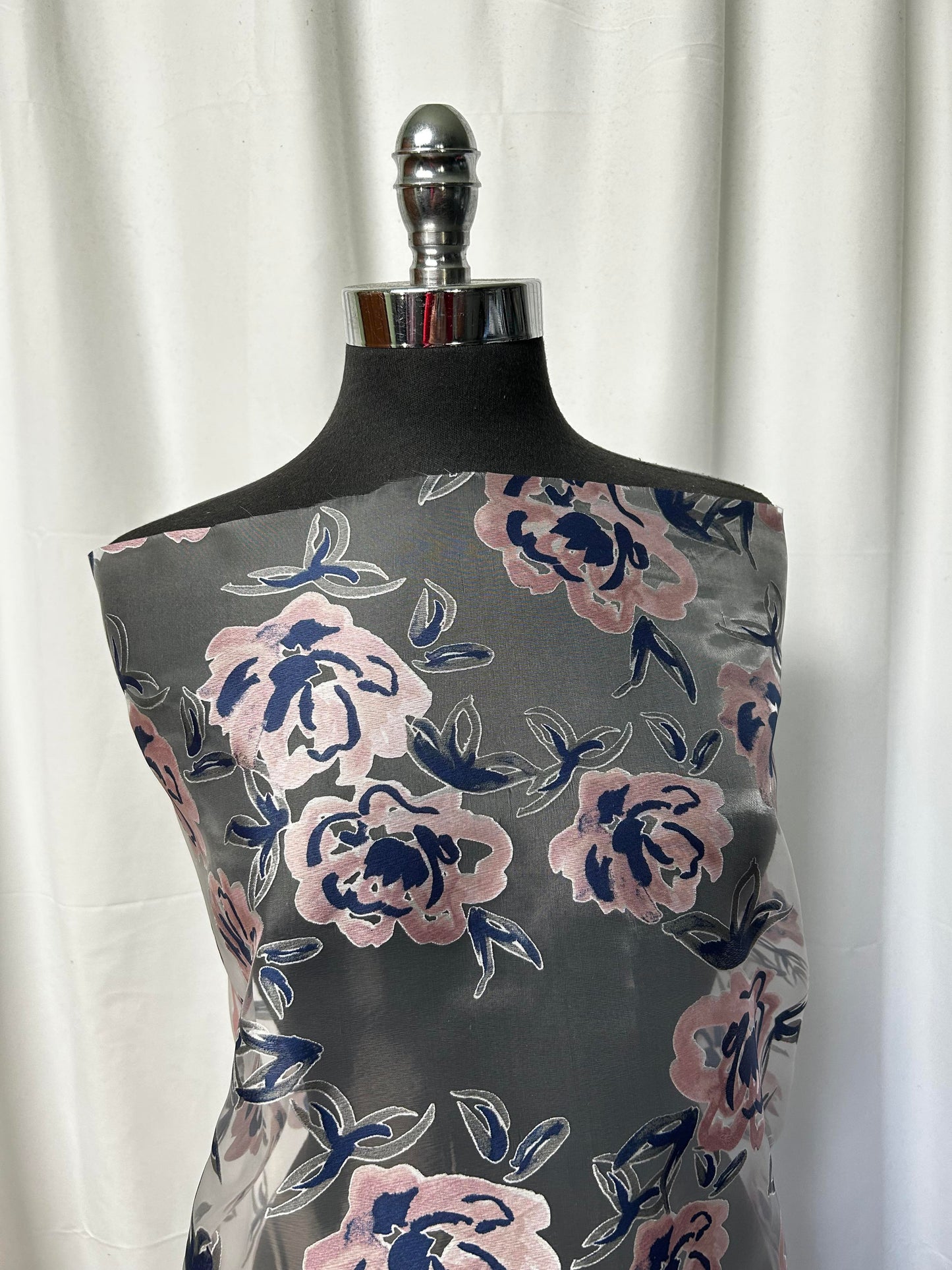 Floral - Printed Organza - 2 Yard Cut