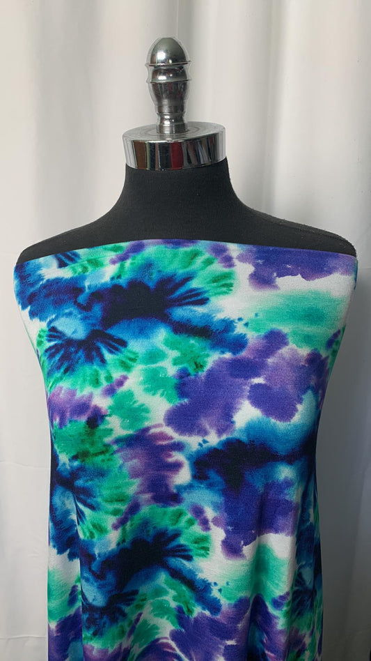 Tie Dye - Modal Spandex - By the Yard