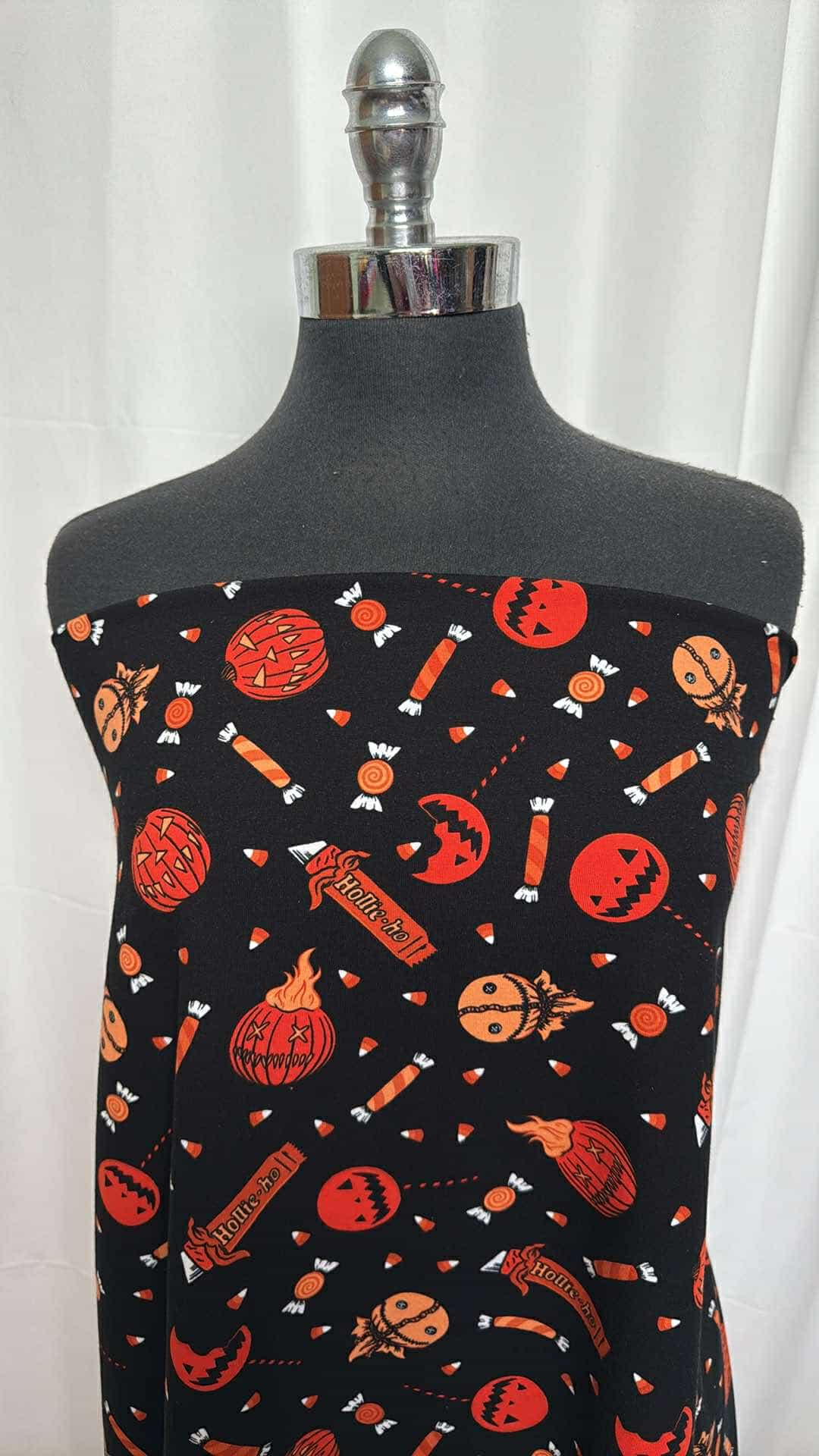 Trick or Treat - Cotton Spandex - 1 Yard Cut