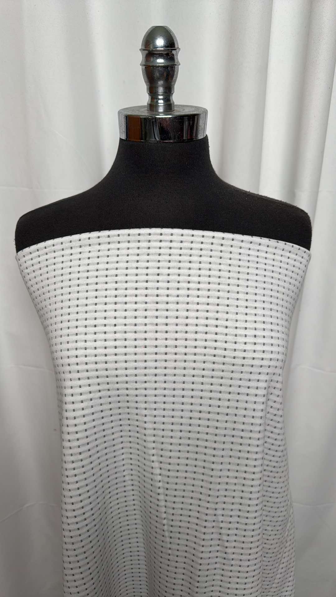 Grid - 2-Faced Poly/Rayon/Spandex Jersey - 2 Yard Cut