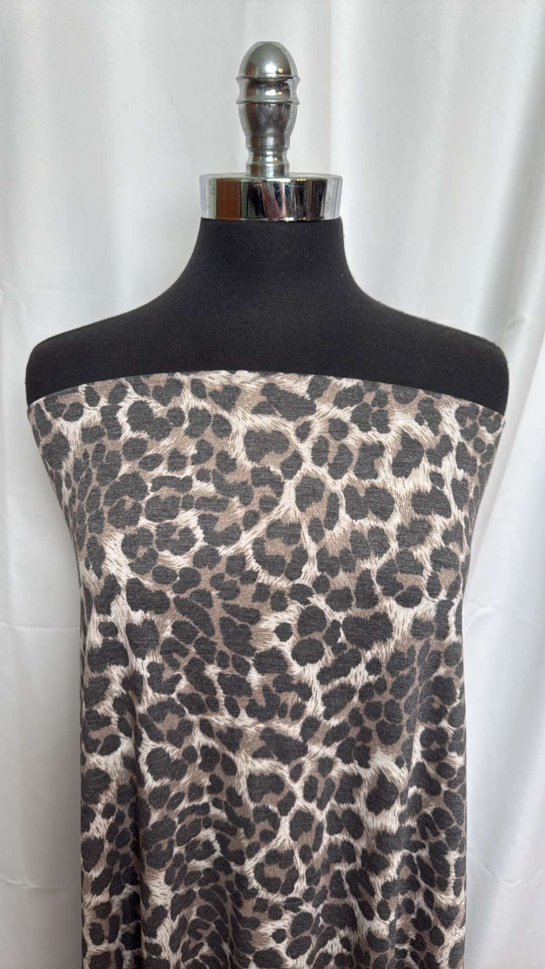 Leopard - Poly/Rayon/Spandex Jersey - 2 Yard Cut