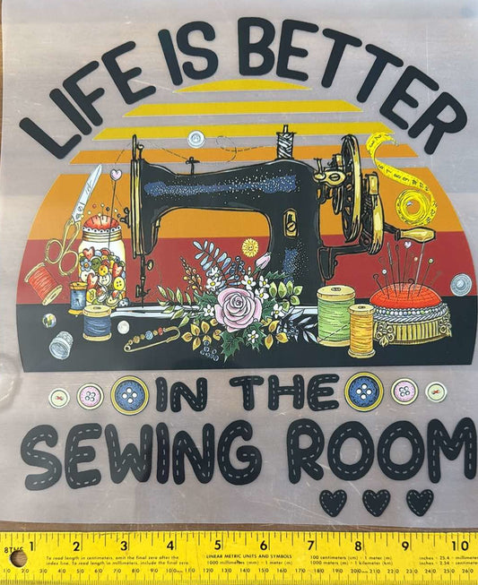 Life Is Better - Iron On Decal - Sold Individually