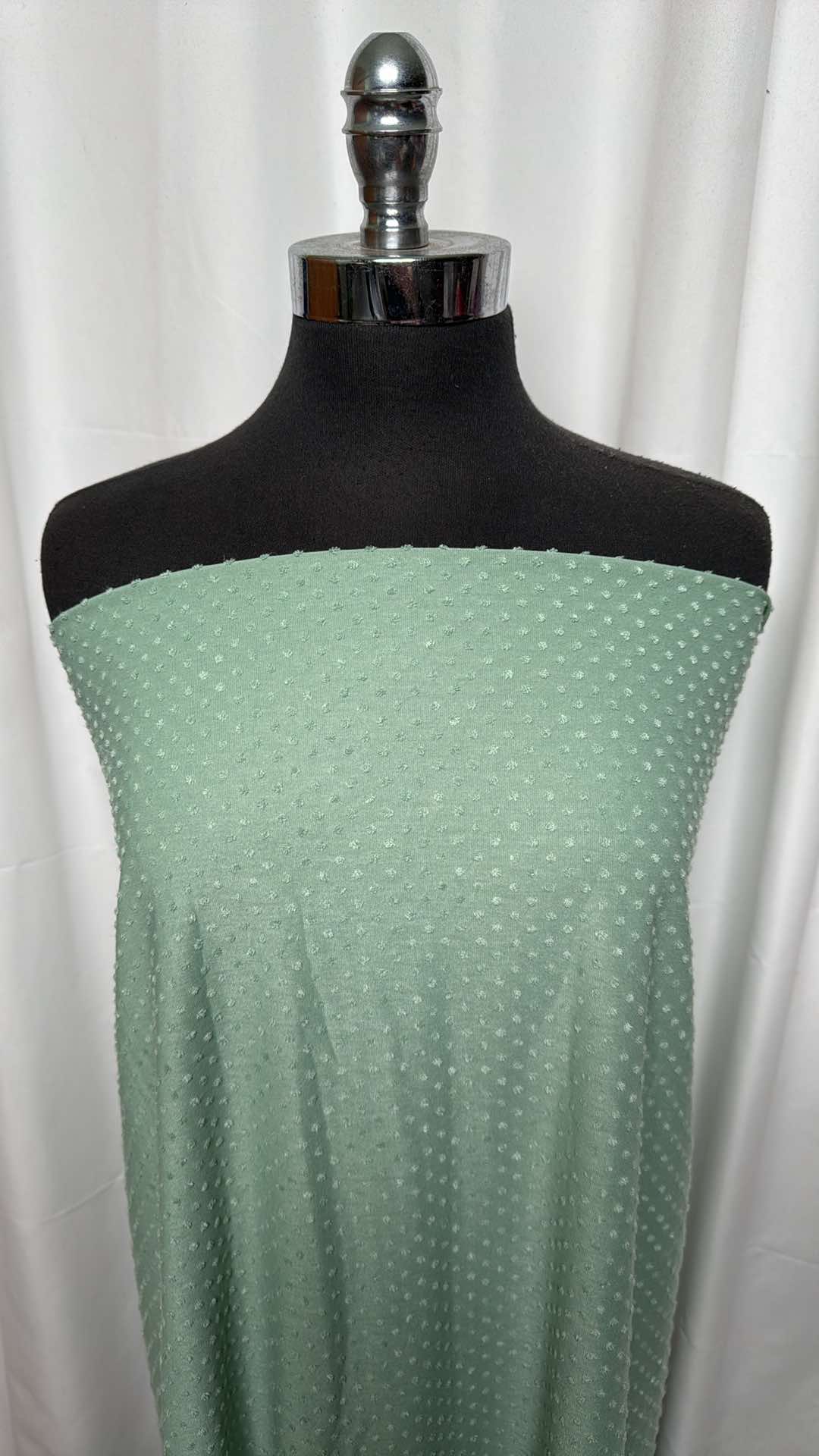 Mint - Swiss Dot Jersey - 2 Yard Cut