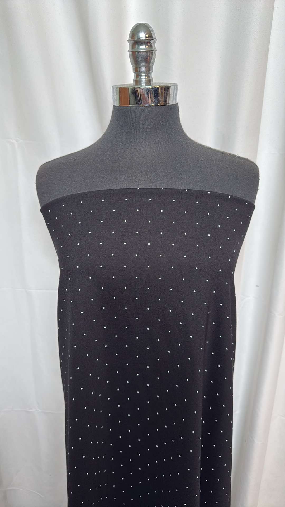 Printed Dots - Nylon Ponte - 2 Yard Cut