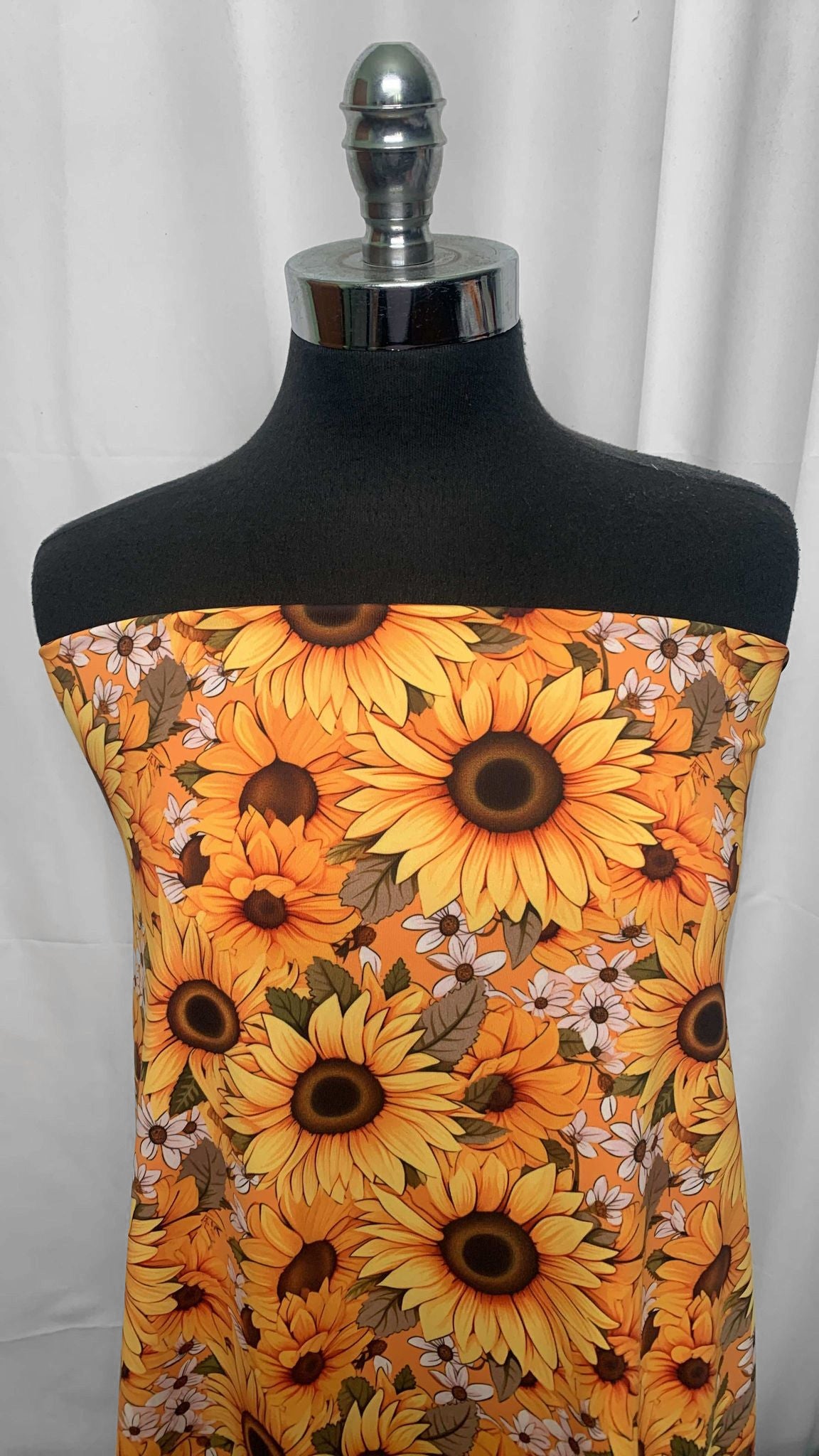 Sunflowers - Glide Nylon/Spandex (300gsm) - 4 Yard Cut